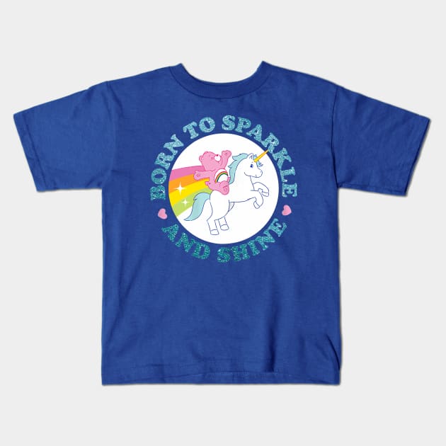 born to sparkle and shine Kids T-Shirt by vae nny3